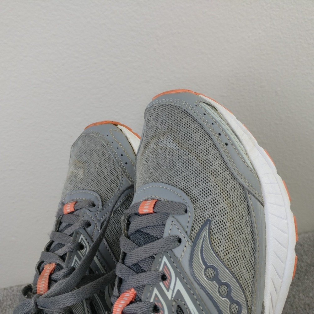 Saucony Cohesion 13 Womens Size 7.5 Running Shoes Gray Sneakers Low Top - Picture 4 of 12
